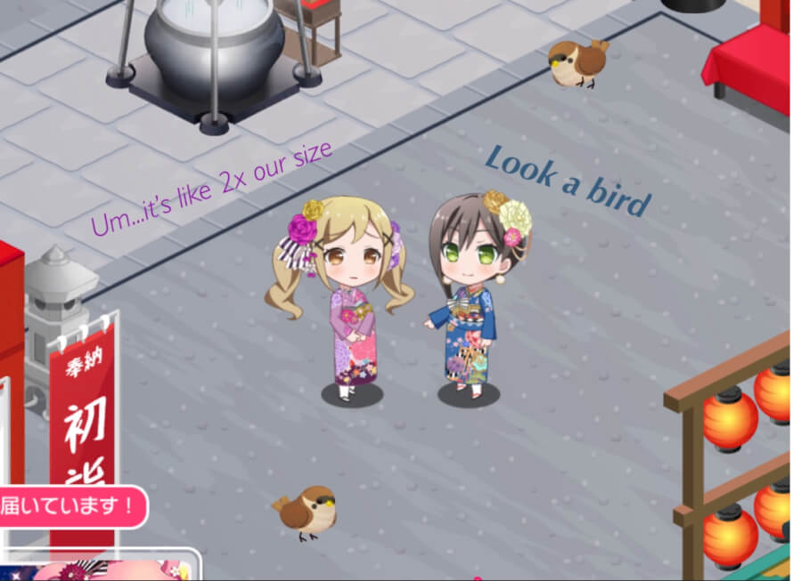 Like why is nobody concerned about this. 

But Arisa is concerned. Arisa realizes the birds are...