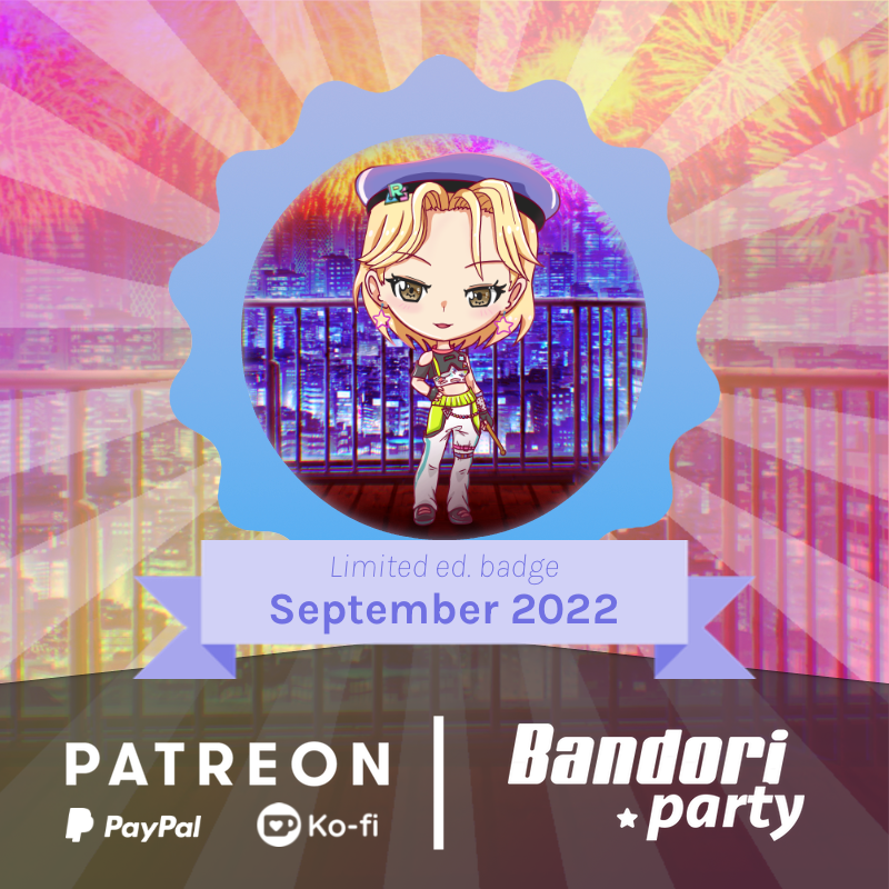      September 2022's limited badge is here! 🤩🎉  

 It's a very special badge featuring MASKING 🍦,...