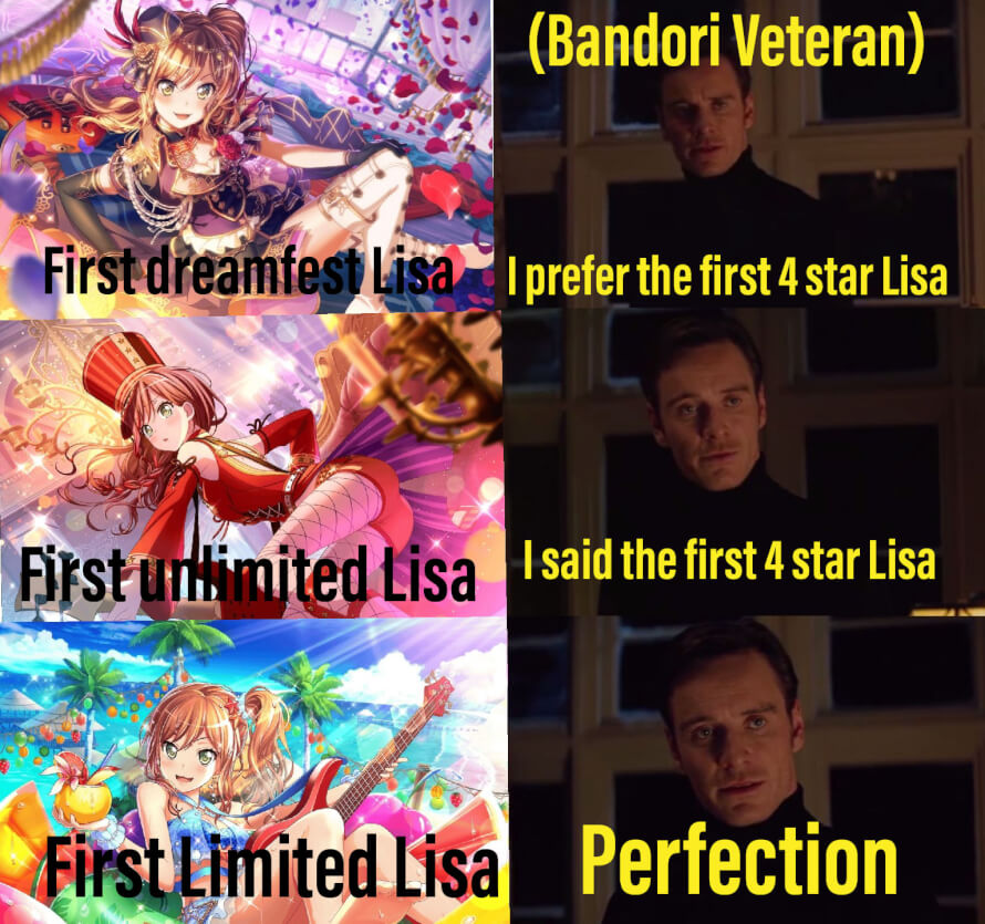 Unless I'm wrong, lisa is the only character whose first 4 star card is limited. 