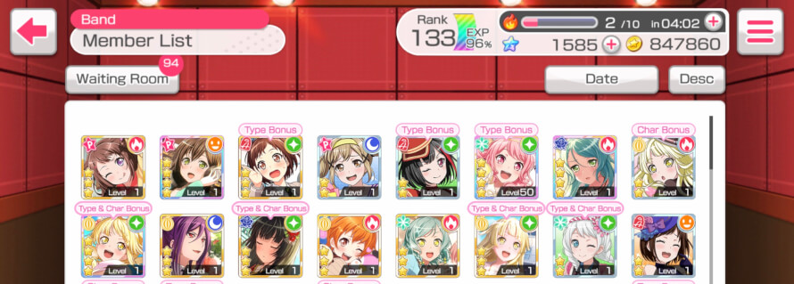 Here’s my new cards from dreamfes. Lolz the goal was to not spend all 26k but I got so eager from...