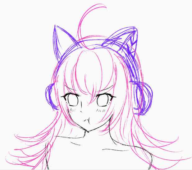   pouty CHU2 aaaaaaaaaaaaahhhhhhh  cries bc it's so cute  

 I finally have the strenght to draw...