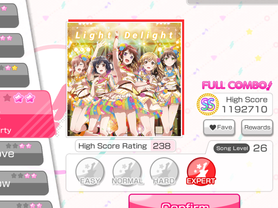 I can full combo light delight but not circling. Nani da faq.