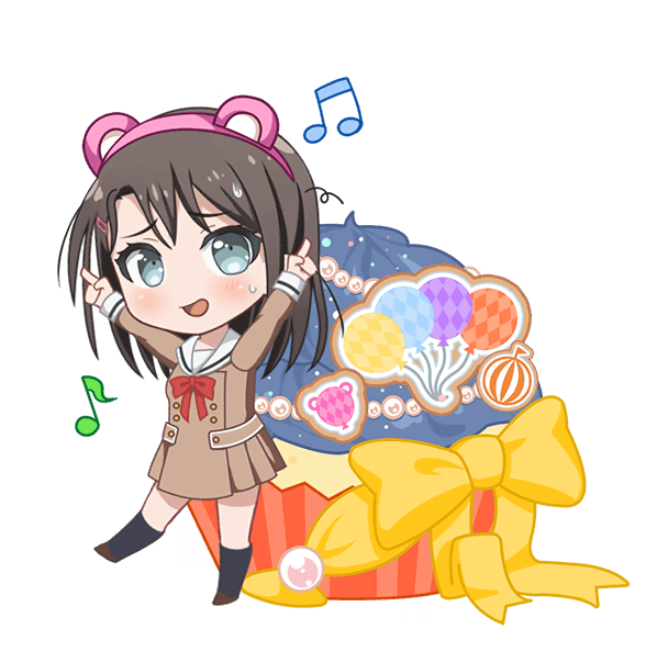 Misaki Birthday Card (Cool) - I Love BanG Dream