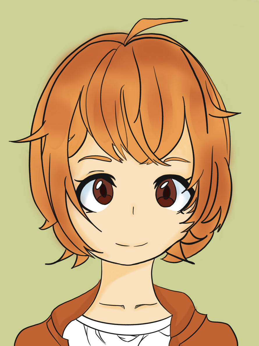 Here’s the fully colored version of my Hagumi fanart! Don’t mind the hair shading~ 