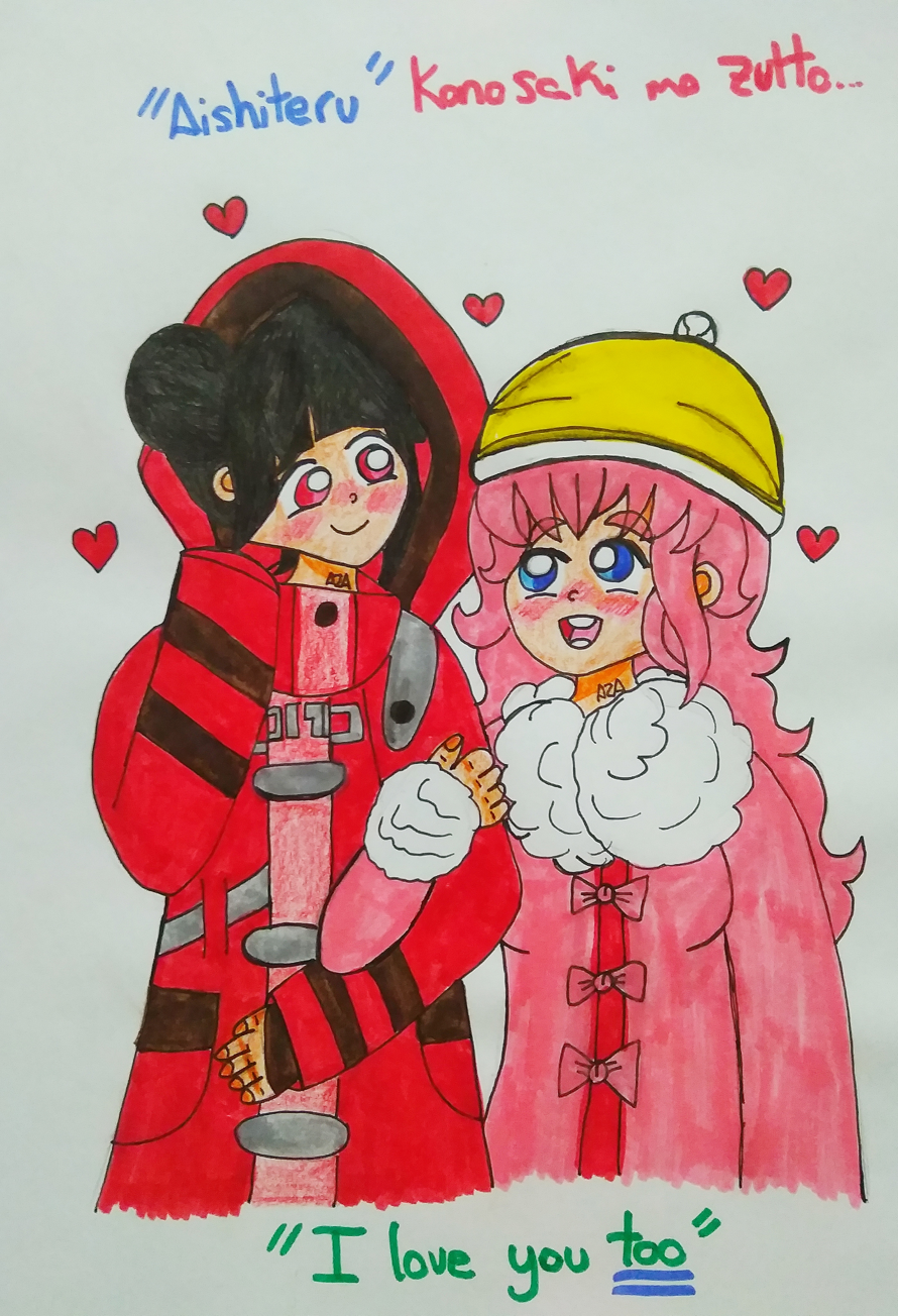 «For love and delicious sweets» 🍬🍬🍬

PAREO and CHU2 as Izayoi and Ruruka from Danganronpa...
