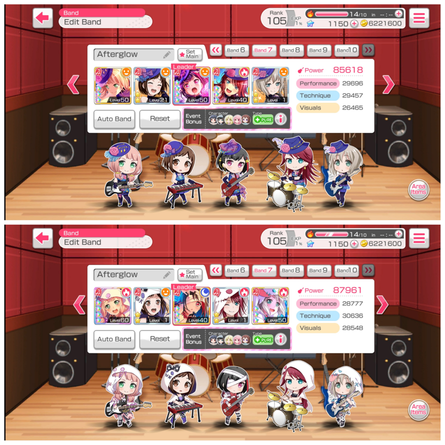 I think I'm lucky in the afterglow costumes.
ⅠI have only 2 completes and now I'm going for more
I...
