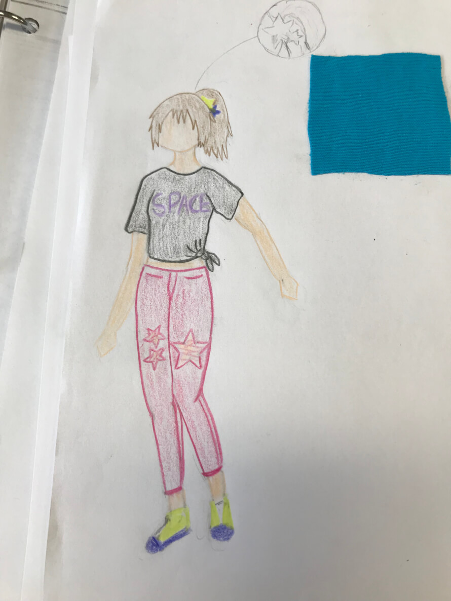 First of the Bandori inspired outfits I am making for my fashion class’ final task !!! 
its worth...
