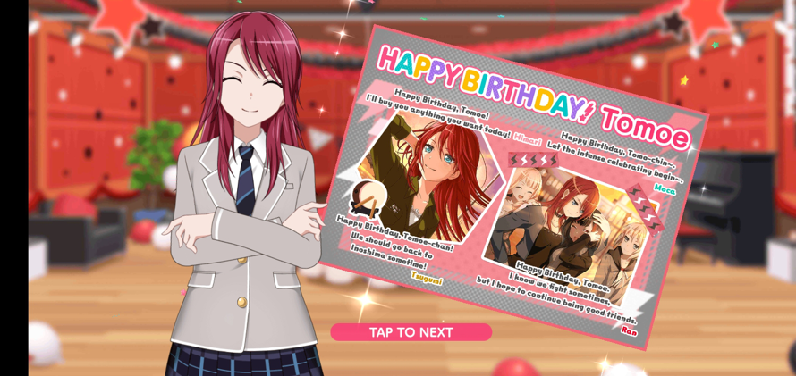 Joyeux anniversaire Tomoe ! La super classe batteuse de afterglow et une super sœur pour Ako 