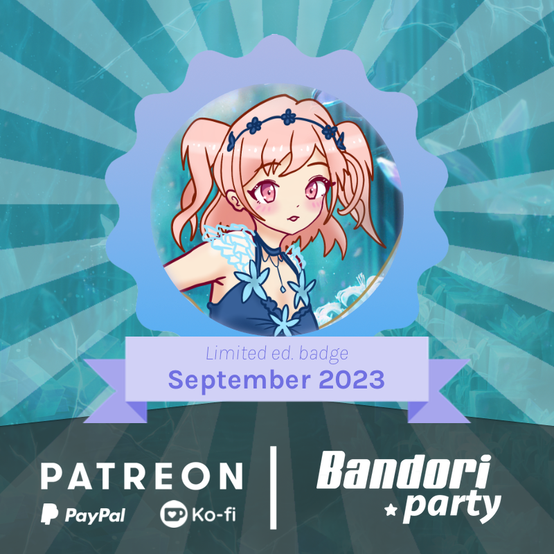      September 2023's limited badge is here! 🤩🎉  

 It's a very special badge featuring Nanami...