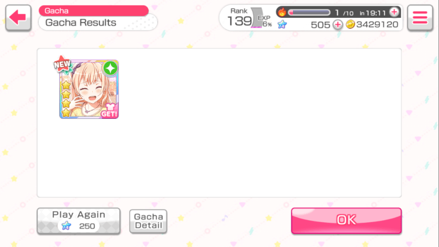 I decided to scout in the pure box and I saw the rainbow lights and i was just “pls no dupes pls no...