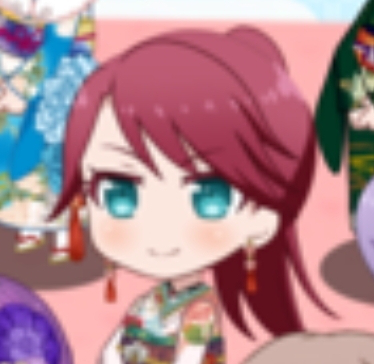   Tomoe:

  Breaking Society's Furisode's expections by wearing dope ass earrings instead of...