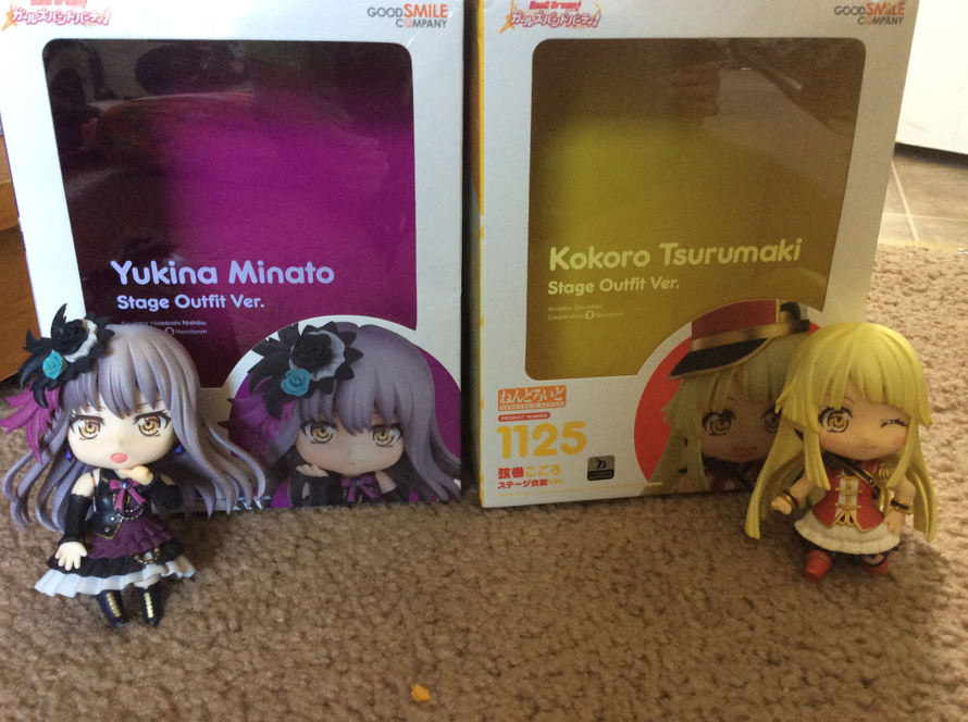 ME and my sister have YukinaMinato  and Kokoro Tsurumaki  nendoroids! We got them for  my sister...