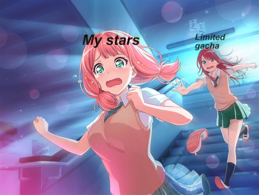 My stars when Limited Gachas appear