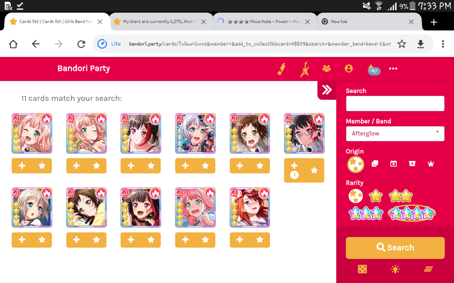 Himari took over the powerful type line up of 4 stars in afterglow. It's insane, why? I dont have...