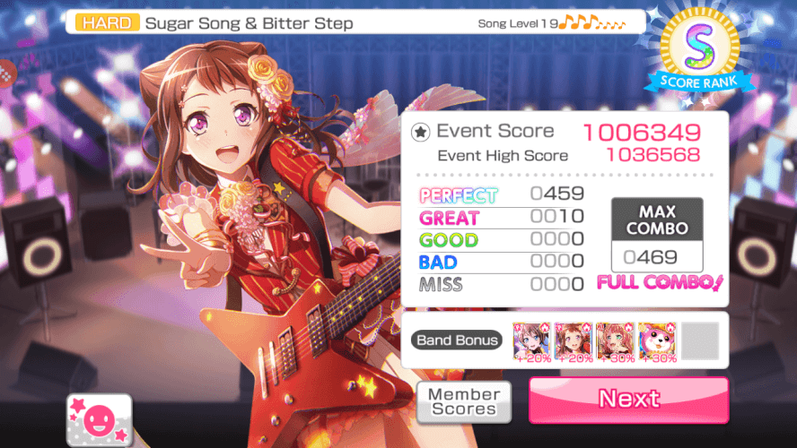 Hey guys, good day. I was wondering if this is even possible in bandori. I played this song with the...