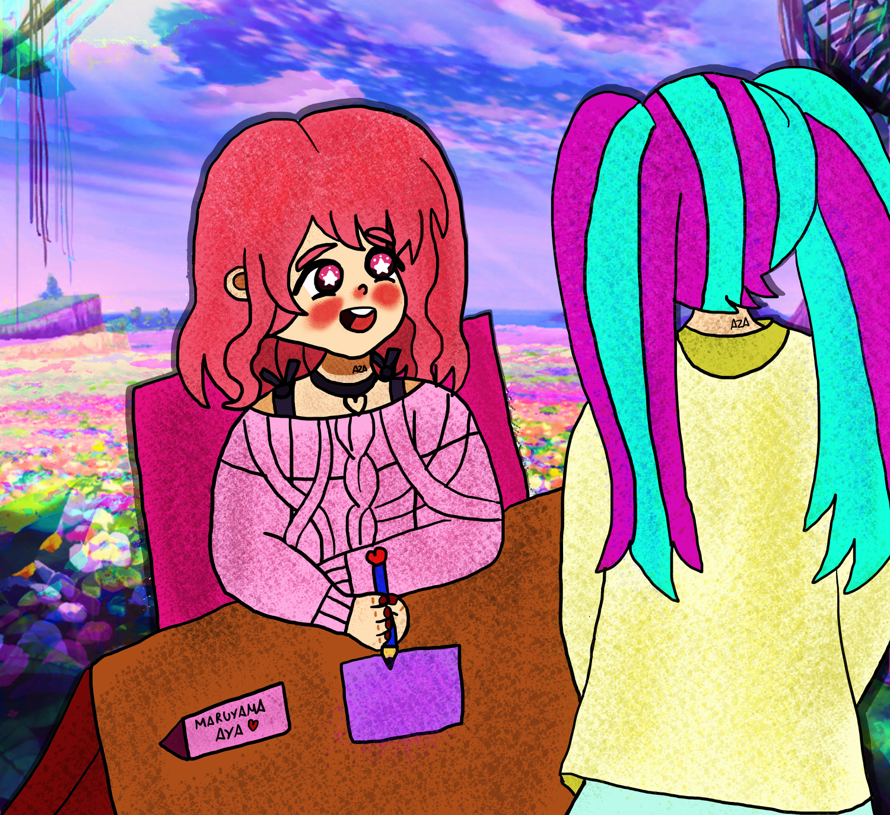 BANDORI INKOCTOBER 3!
Now Aya isn't the fan, now Aya is the inspiration ??????✨✨

 PLEASE, DON'T...