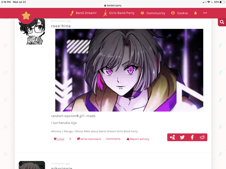 So I saw rose Hina post and those this character looks like a girl or is a girl? Bc it looks like it