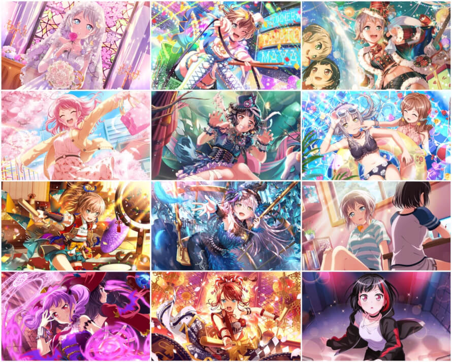 I was bored so I made a collage of the card art that I consider  god tier  ,, : 

enjoy n feel...