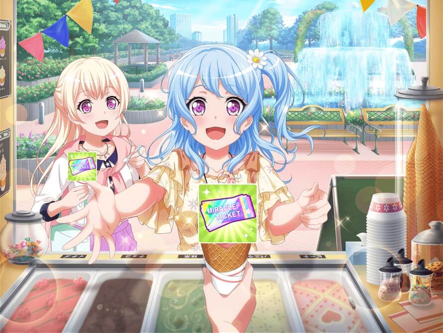 You guys should really go eat at this ice cream place that Kanon and Chisato went to

They give out...