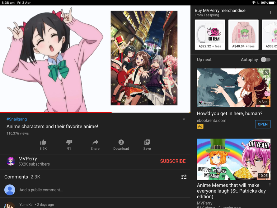 Wow Nico’s fav anime is bandori  lol 