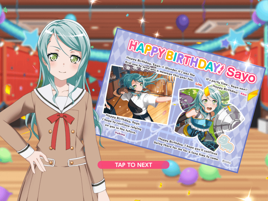 Happy  official  birthday, Sayo Chan! Your art will be here shortly! ❤️❤️❤️