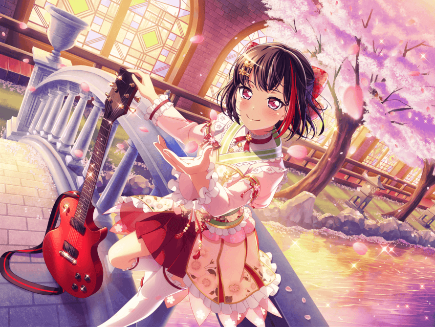 O MAH GOSH RAN IS CUTE ON THIS CARD assksjjsjsksjsjs