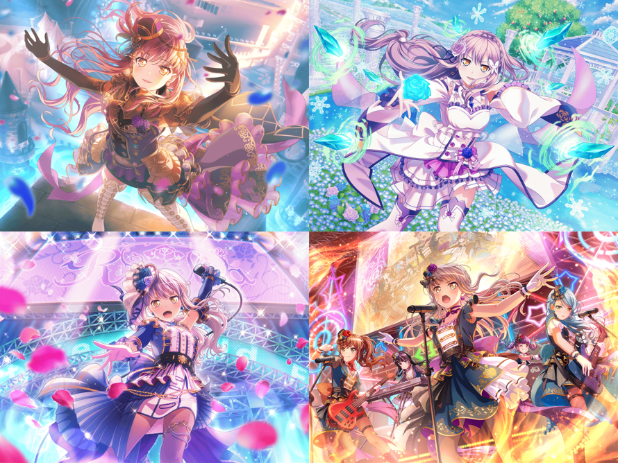 Yukina's four most recent 4☆s. Look, I'm indifferent about who gets how many cards because all I...