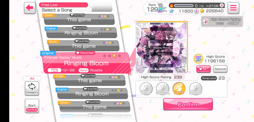 Well

Today I started farming hard FC, 
After 6 hours FC'ed everything except Ringing Bloom and...