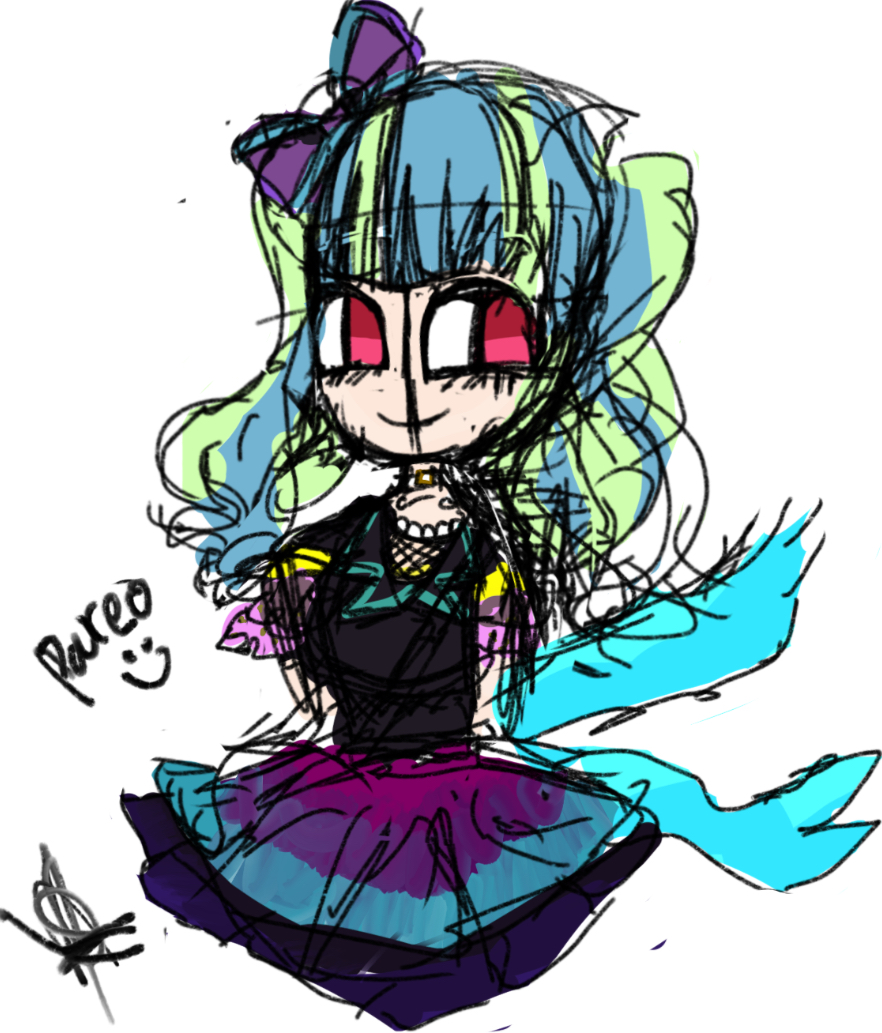 This is the rare time I full on colored something , P A R E O I S B E B E 