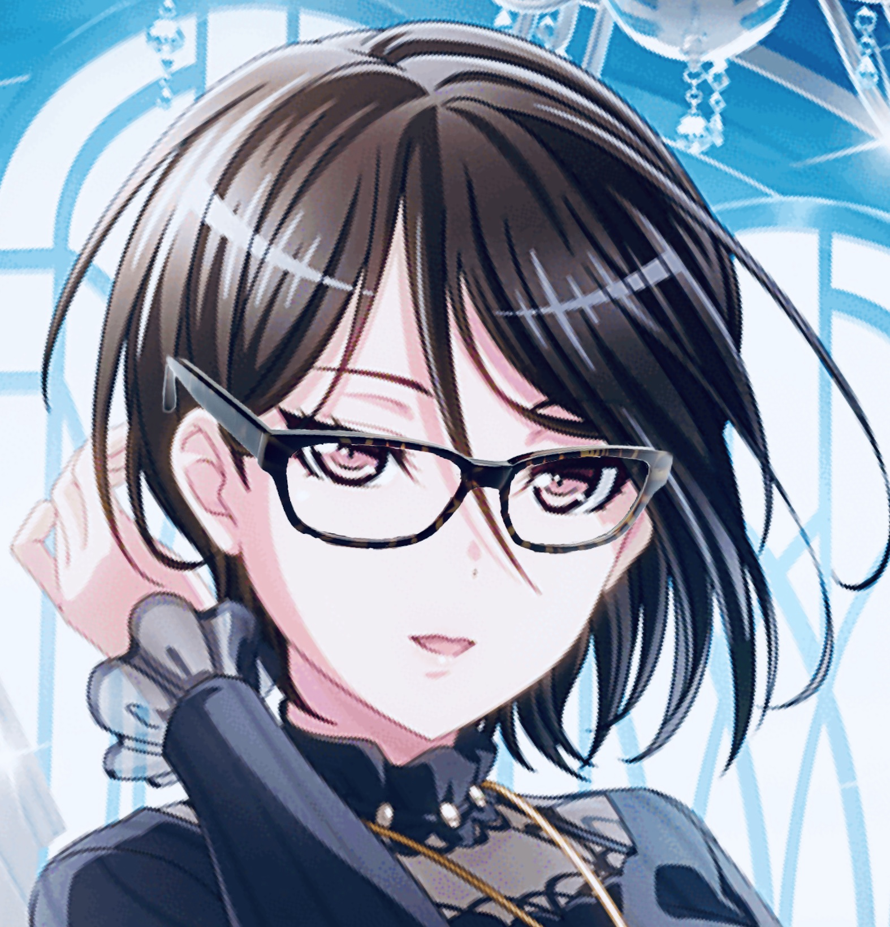 Here’s a kinda crusty edit of Rui with glasses that I did on my phone. I just have a thing for...