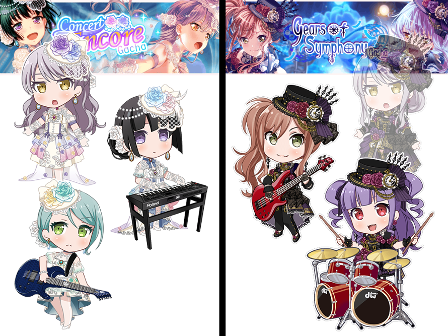     It's like Roselia loves me or something that I already have almost two gacha sets completed...