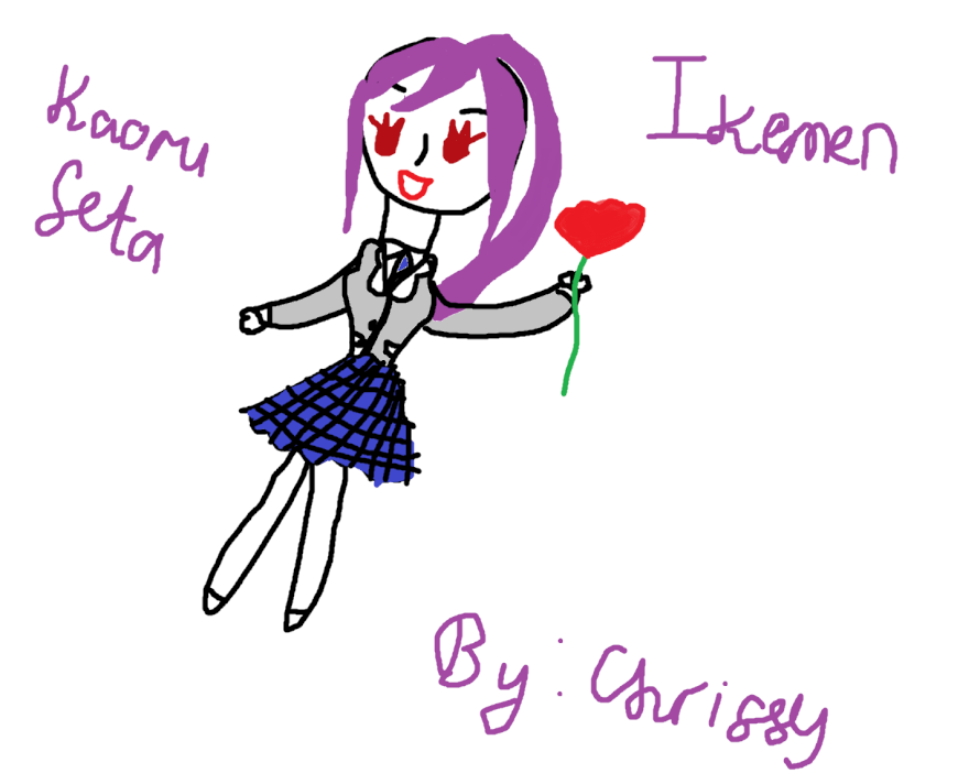 A Kaoru fanart is drawn by me but it's SOO ugly, but..... I hope you enjoyed! 