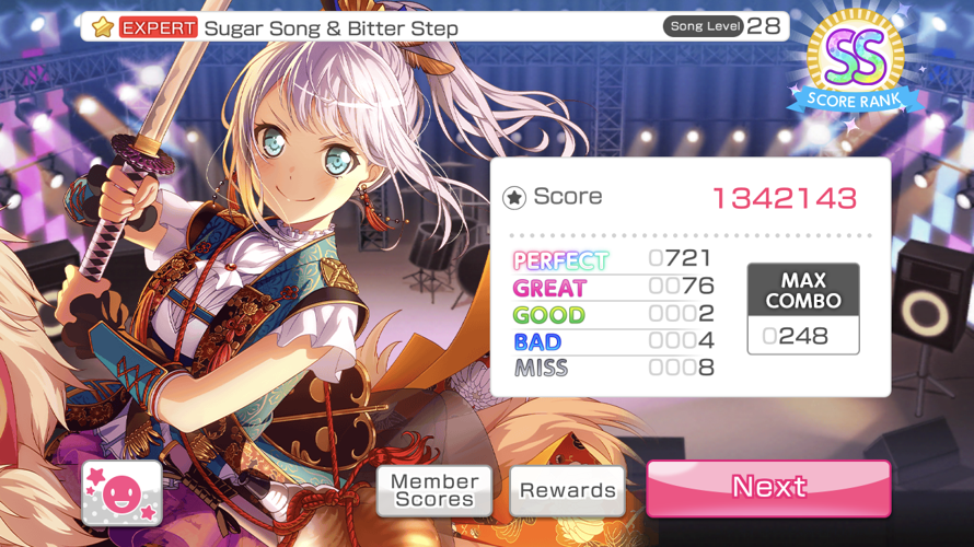 First level 28 song cleared!
      Now on to full comboing my first level 27...