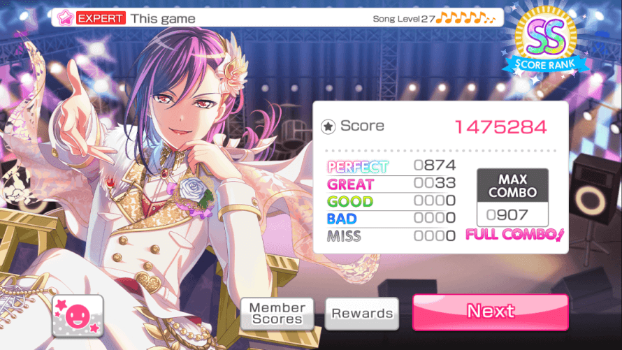 my dudes, i am so proud of myself! i finally managed to fc a 27 song; and just before the event...