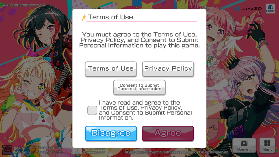 A few hours ago I opened Bandori and for some reason my data was wiped out and I had to start...