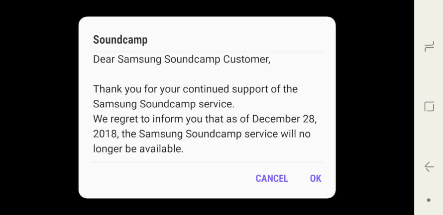   Sad day for composers using "Sound camp" 😢
There is some good news though. Not all services are...