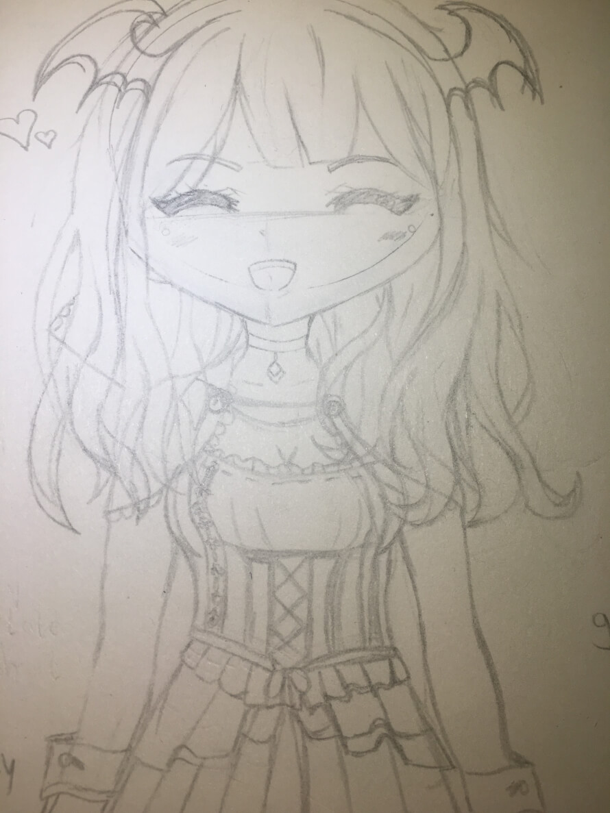 Okay so i’m finnaly done with the sketch of my Himari drawing ;v; Yeah i know i’m late but i’m...