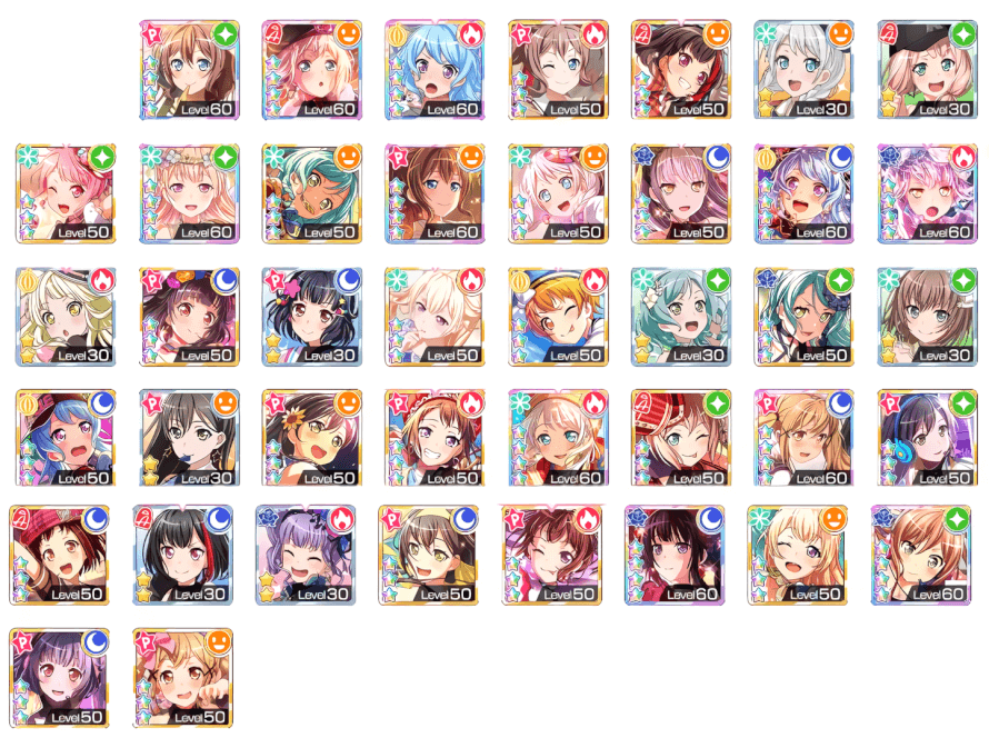 so 65,000 stars and 26 pulls later, this was my dreamfes haul!

i'm honestly a little disappointed,...