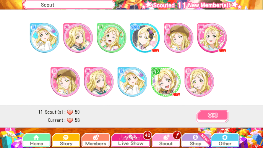     Yasss bitch

Best girl blessed me today this is my first Mari UR and i’m veri happi xD 
Btw...