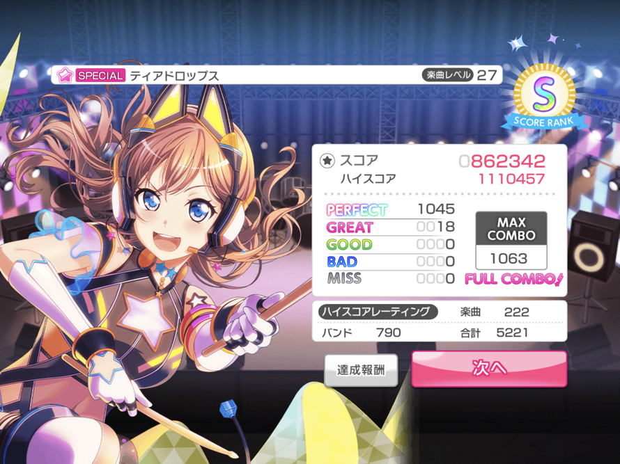 I don’t know how but I just full combo’d Tear Drops on Special am I cool now