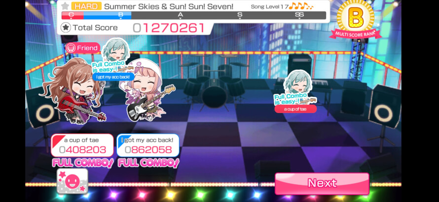 My sister and I did multi live together! 