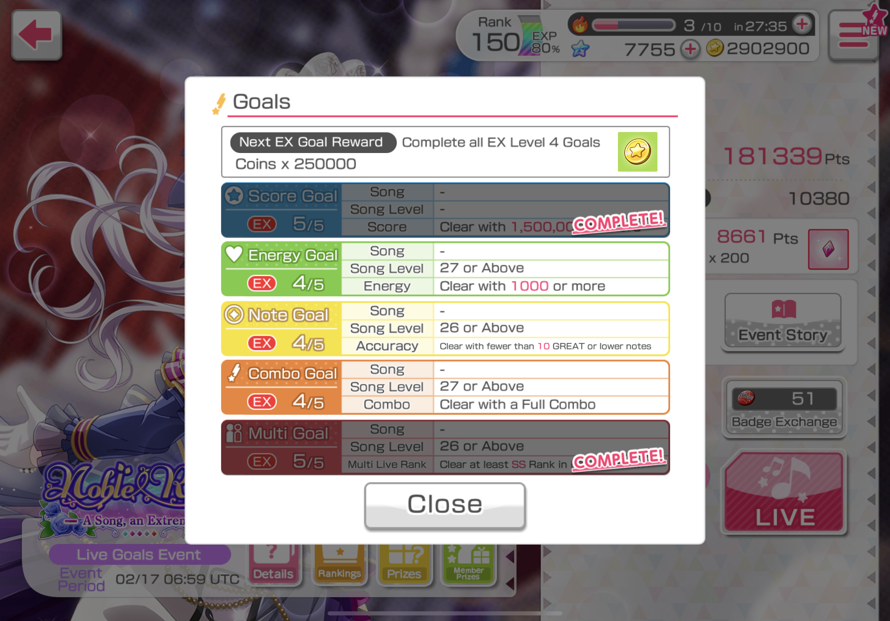     I guess this is where I stop ?
The note goal is doable but the eFForT