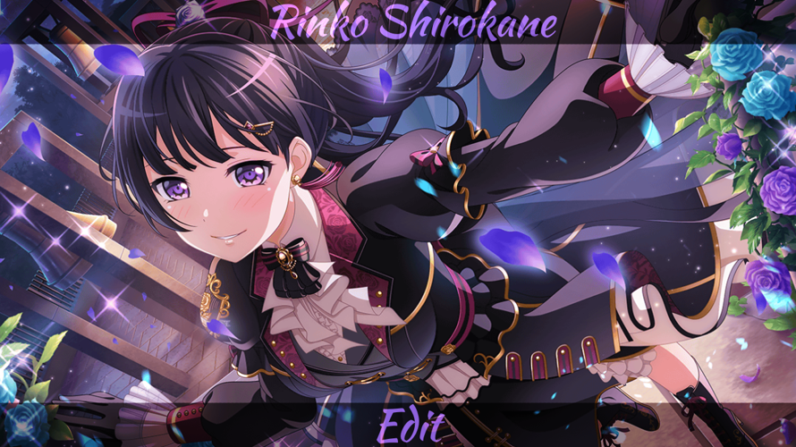 I made a rinko edit but I can’t post the whole video here for some reason :c 
So heres the yt link...