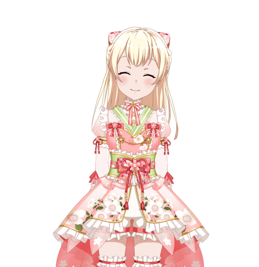 chisato in ayas full blooming dance costume for @katsuna !!