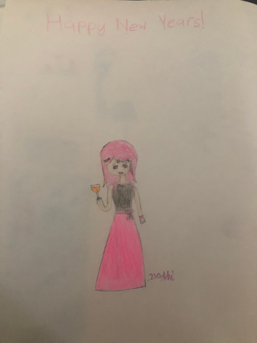 A quick drawing I did of Aya.

Happy New Year’s Eve!