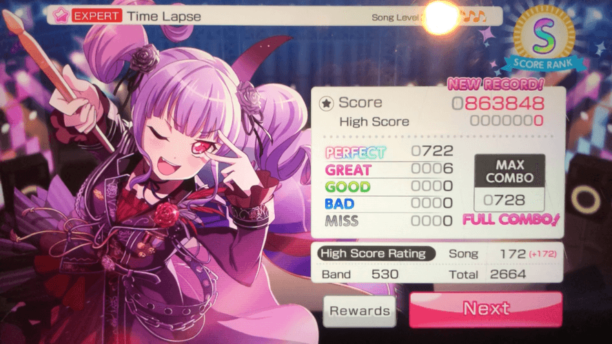    Time Lapse FULL COMBO!!
    After like 30  tries I got it!
I really wonder though, why are much...