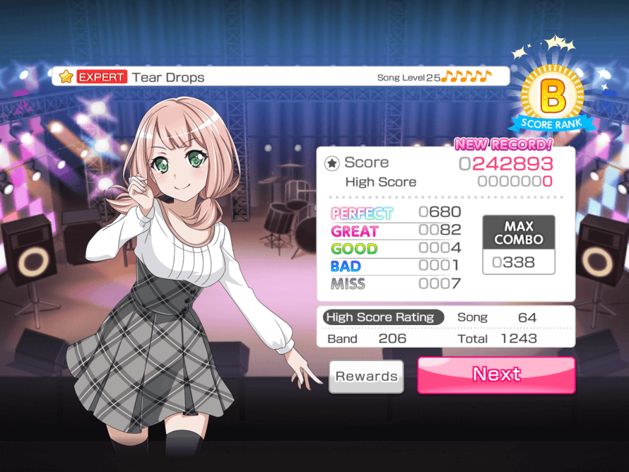 Like if you play expert level of this song and got a full combo
    I nearly DIED!  
