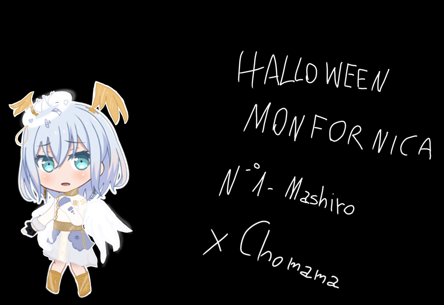   Chomama, here's your first costume of the Monfornica Halloween set!!

    sorry for the wait, I...