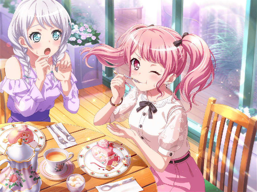 AYA CARD IS FINALLY HERE AND SHE IS SO CUTE. MY HEART WASN'T READY FOR THIS CUTENESS 