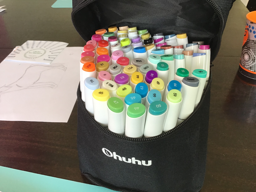     For my birthday today I got these Ohuhu art markers that I’ve wanted for a really long time!  I...